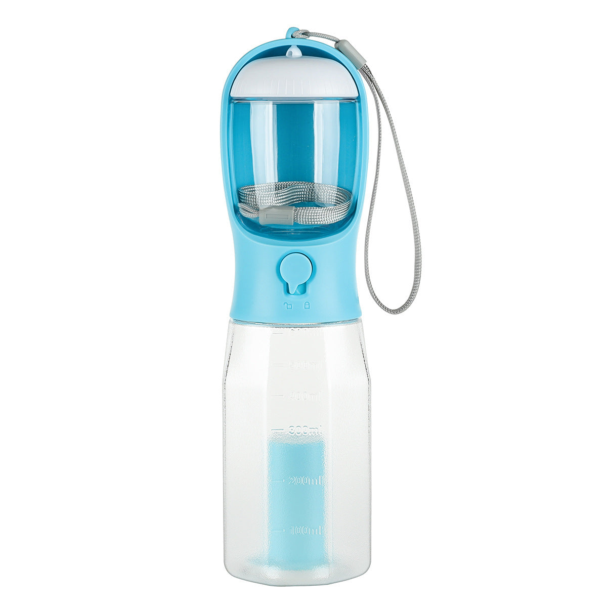 Bouteille d'eau portable pour chat et chien, distributeur de nourriture, abreuvoir, distributeur de crottes, 3 en 1, anti-fuite, multifonctionnelle, produits pour animaux de compagnie