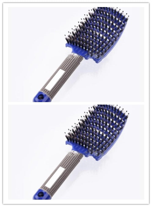 Hairbrush Anti Klit Brushy Haarborstel Women Detangler Hair Brush Bristle Nylon Scalp Massage  Teaser Hair Brush Comb