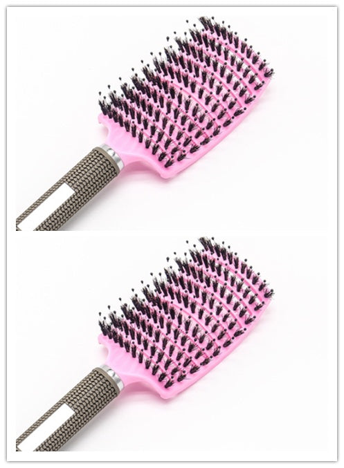 Hairbrush Anti Klit Brushy Haarborstel Women Detangler Hair Brush Bristle Nylon Scalp Massage  Teaser Hair Brush Comb