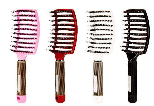 Hairbrush Anti Klit Brushy Haarborstel Women Detangler Hair Brush Bristle Nylon Scalp Massage  Teaser Hair Brush Comb