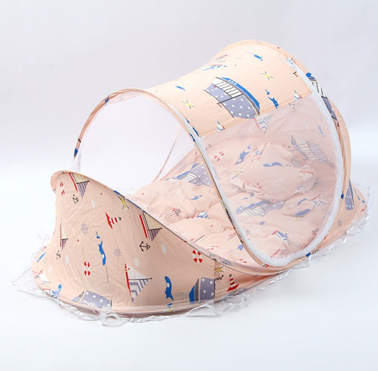 Foldable  Baby Bed Net With Pillow Net