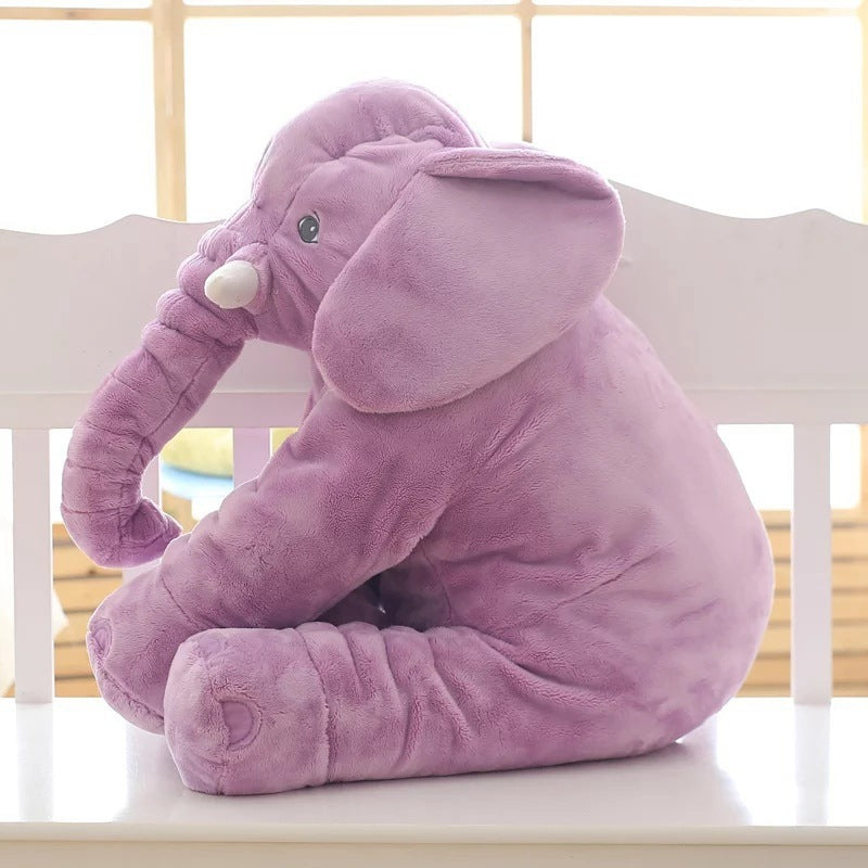 Soft Comfort Elephant Plush Toy / Sleeping Baby Pillow Leather Shell